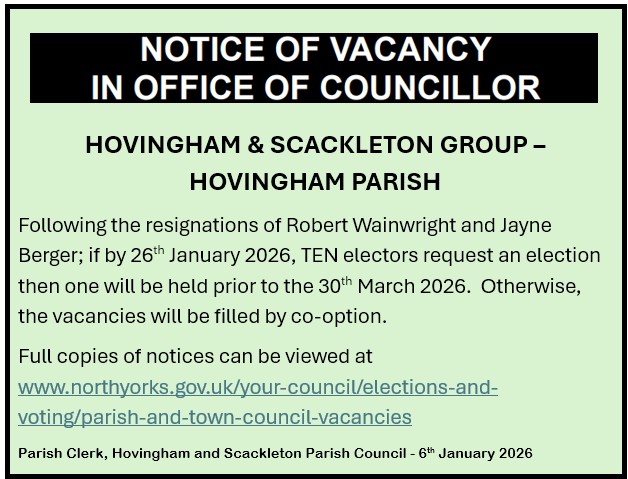 Parish Council Vacancies parish council vacancies